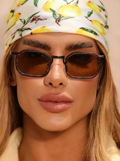 Kansas Premium 3.0 camuflado com lente marrom, metal premium. Óculos de sol atacado para revenda. Compre na Clush e lucre até 300%!