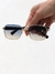 Óculos de Sol Hexagonal Unissex Ariel - Azul - Metal e Acetato - comprar online