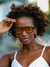 Óculos de Sol Retangular Urban 3.0 - Amarelo Marrom Camuflado - Acetato- REF.:19045 - C10 - C.04.08 - comprar online