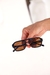 Óculos de Sol Retangular Urban 3.0 - Marrom Preto - Acetato- REF.:19045 - C1 - B.06.06 na internet