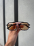 Óculos de Sol Quadrado Sandy - Laranja Claro / Preto - Acetato - REF.: 1577 - B.07.04- C5 na internet