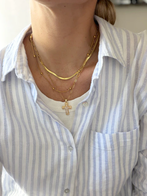Collar Fe cristal