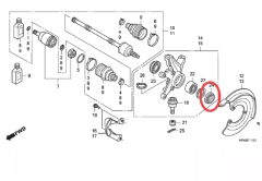 Retentor Roda Dianteira Quadriciclo Honda FourTrax Honda 420 4x4 - 2008 Até 2013 (REF: 91254HP5601) - comprar online