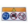Adesivo De Precaução Carenagem Quadriciclo e Utv Can-Am (REF: 704905694)