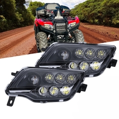 Par De Faróis Led DRL Para Quadriciclo Honda FourTrax 420 - 2014 ATÉ 2024