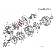 Embreagem Quadriciclo Honda FourTrax 420 (REF: 91101HA0004) - comprar online