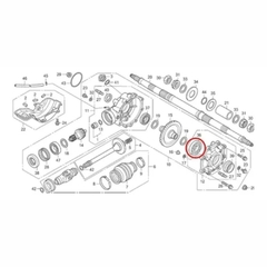 Rolamento Esquerdo Cardan Traseiro Quadriciclo Honda FourTrax 420 - 2008 Até 2013 (REF: 91005PL9008) - comprar online