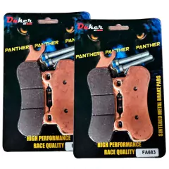 Kit Pastilhas de Freio Dianteiras Panther Maverick X3 Trail - Sport