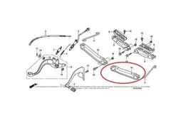 Suporte Para-lama Pé Quadriciclo Honda FourTrax 420 - 2008 Até 2013 (REF: 50613HP5600)