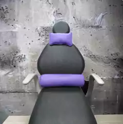 Juego de almohadones cervical y lumbar Ecocuero Violeta en internet