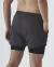SHORT RUNNING GRIS TOPO - 8Q