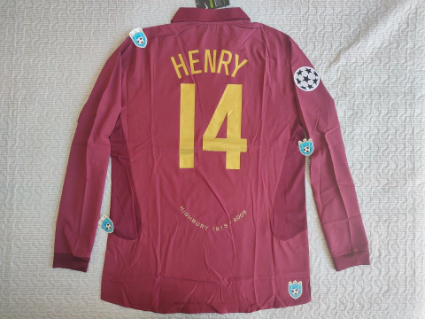 Arsenal ML retro 2005/06 bordo Henry 14