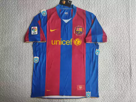 Barcelona Retro 2007/08 Titular LFP Ronaldinho o Messi