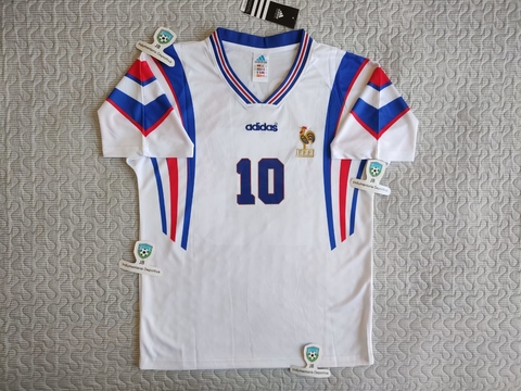 Francia Retro 1996 Eurocopa Suplente con Zidane 10