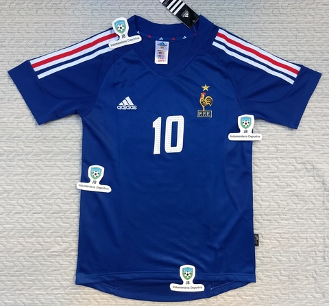 Francia Retro 2002 Mundial Titular con Zidane 10
