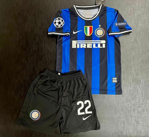 Kit Niños RETRO Inter Milan 2010/11 Titular Milito - Zanetti