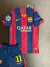 Kit Niños RETRO Barcelona 2014/15 Titular Neymar Jr 11 - LT Deportes