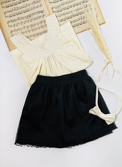 Falda BALLERINA Negro. - Pura Mística