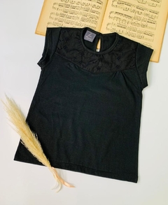 Remera LUDMILA Negro. Ultimas! Talles 2 y 4 - comprar online