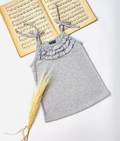 Musculosa ANNA Gris Melange - comprar online
