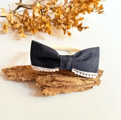 Vincha puntilla DENIM - comprar online