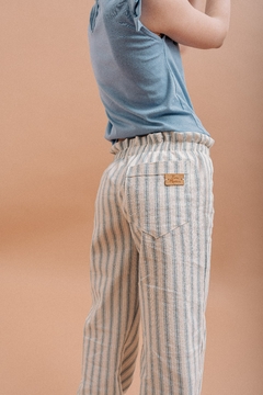 Conjunto! Pantalón ROMA + Remera BETTY + Vincha Tusor Rayas - comprar online