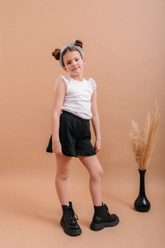 Conjunto! Short ESPIGA + Remera VALENTINA + Gomitas Broderie - Pura Mística