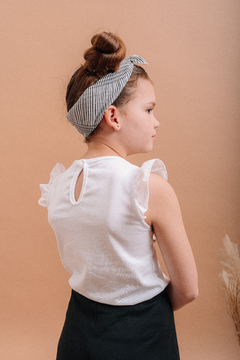 Imagen de Conjunto! Short ESPIGA + Remera VALENTINA + Gomitas Broderie