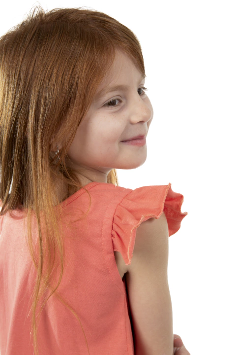 Remera LIMA Coral. Ultima! Talle 10