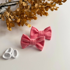 Moño línea básica ROSA. Gomitas - comprar online