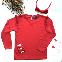Moño Línea básica ROJO. Vincha o gomitas - tienda online