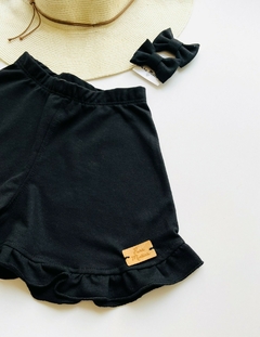 Conjunto! Short ESPIGA + Remera ANGELA + Gomitas Moño Lila
