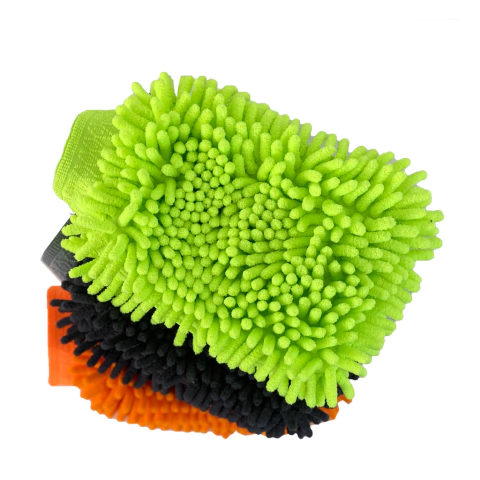 GUANTE DE MICROFIBRA CON EXTENSIONES DE CHENILLE - comprar online