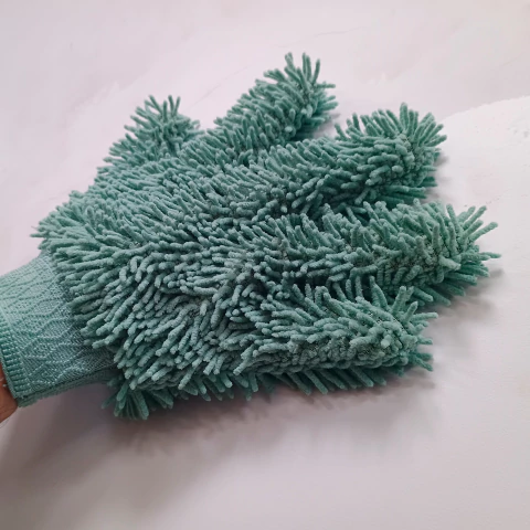 Guante con dedos de microfibra - Chenille - comprar online