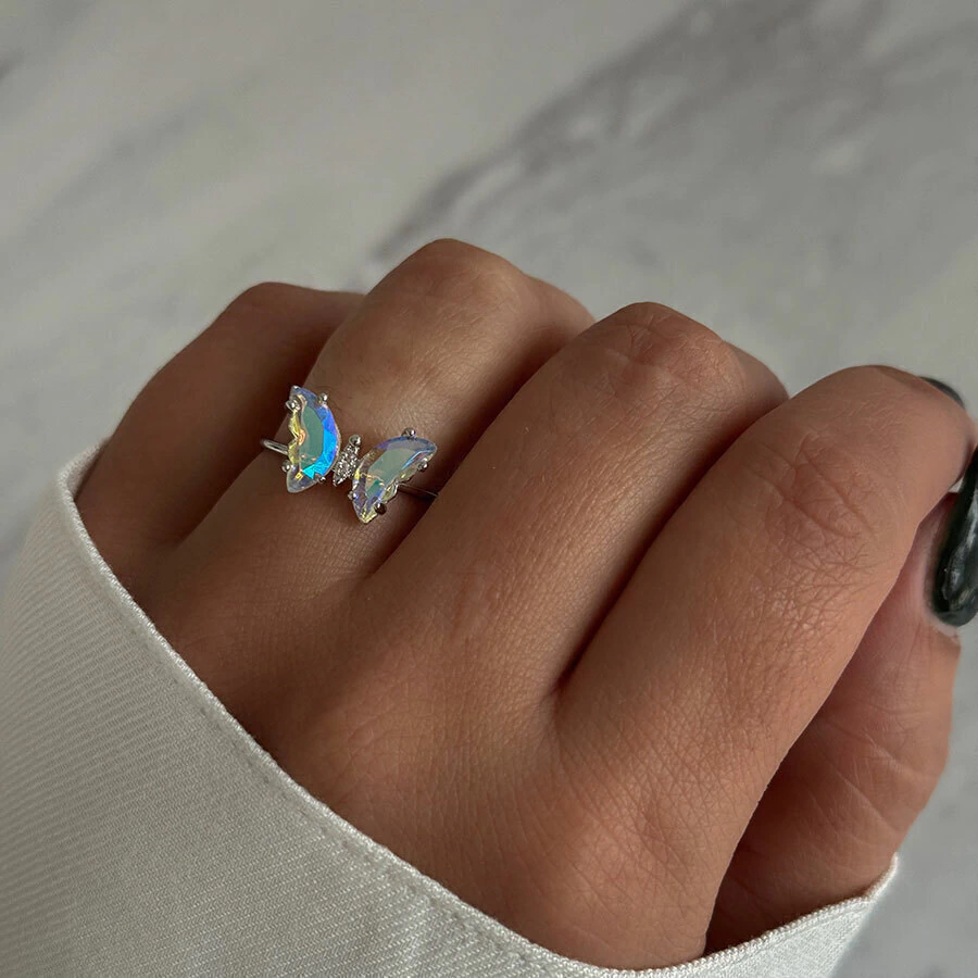 Anillo Mariposa |Iridescent Shine|