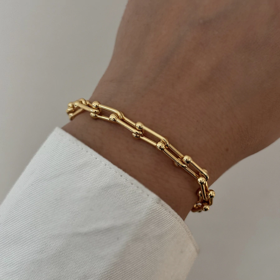Pulsera Preston Gold | Acero Dorado
