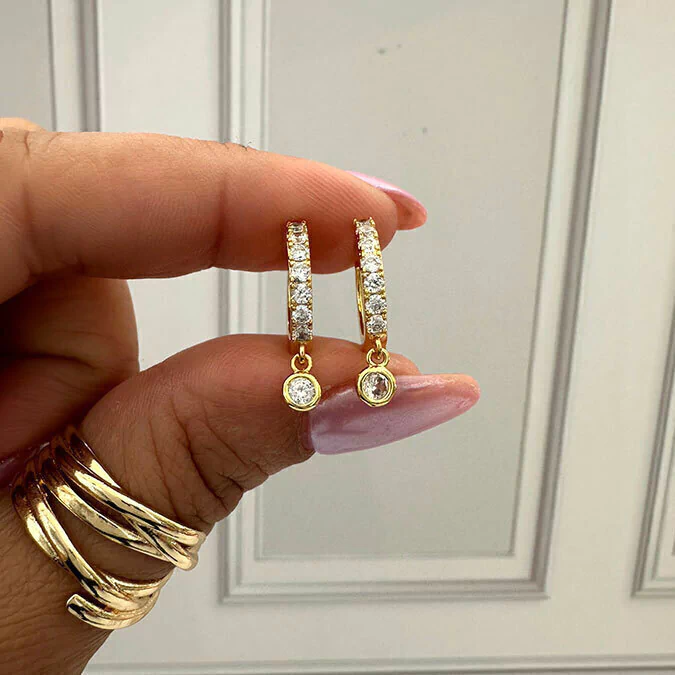 Par Argollas con Circulo