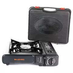 Anafe valija dual para camping Kushiro 1 hornalla