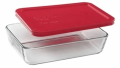Contenedor Rectangular Simply Store C/tapa Roja 750ml Pyrex - comprar online
