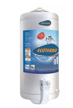 Termotanque Ecotermo Linea Europea Gas Envasado Carga Superior 80 lts