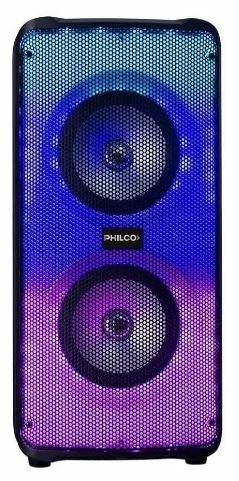 Parlante Portatil Philco Djp61 Bluethoot Microfono Karaoke Luces