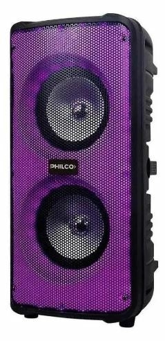 Parlante Portatil Philco Djp61 Bluethoot Microfono Karaoke Luces - comprar online