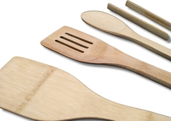 Set Utensilios De Cocina Madera Bambú Vonne (x 4 unidades) en internet