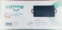 Plancheta y Grill Doble de hierro fundido Vonne - tienda online