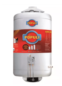 Termotanque Ecotermo Linea Populi Gas Natural Carga Superior 45 lts