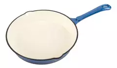 Sartén de Hierro Fundido Esmaltado Azul 26 cm Vonne