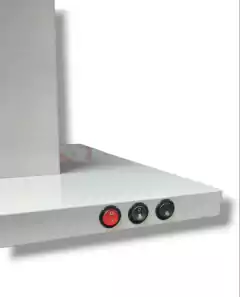 Campana Plana Anderson con Filtro Y Luz, Blanca 60 cm - Distribuidora Hogar