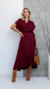 VESTIDO LONGO TRANSPASSADO ASTRID - comprar online