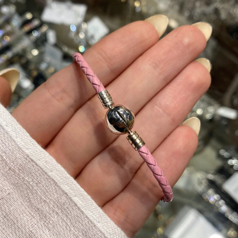 Pulsera Cuerina Rosa - comprar online