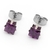 Aros SQUARE VIOLETA - comprar online